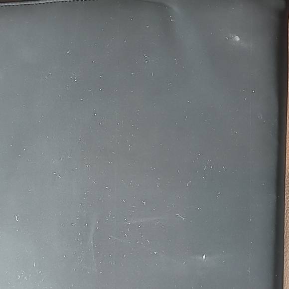 Handbag vintage black fabric red vinyl inside clasp closure hinge opening - Picture 11 of 13